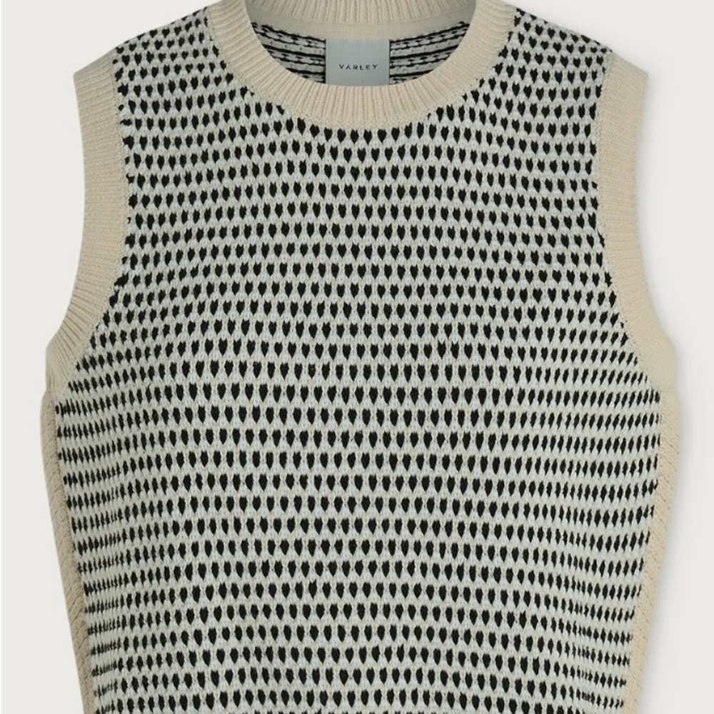 Varley Knowles Textured Cotton Vest